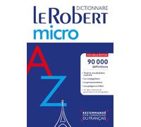 Dictionnaire Le Robert Micro Relié: Dictionnaire d'apprentissage du français
