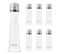 DiCUNO E27 Portalampada 10-13CM extension, E27 Prolunga per presa lampada standard, Estensione della lampadina, Adattatore per portalampada, Pacchetto di 6