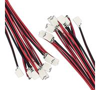 DiCUNO Micro SMD LED precablati, Mini LED 0805 pre-saldati per il fai da te, progetti scientifici, lunghezza filo 16 cm, Colori: UV, Set di 20