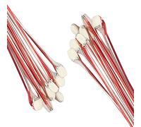 DiCUNO Mini LED 0805 precablati, micro LED SMD precablati per fai da te, progetti scientifici, lunghezza filo 16 cm, Colori: Arancione, Confezione da 20