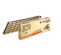 DID 428 NZ Standard Moto Catena Oro/Nero Aperto + Chiusura a Perno 130 Maglie
