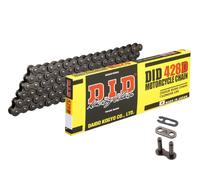 DID 428D Moto Standard-Kette 428 Divisione 104 Maglie Aperto Con Chiusura a Clip