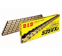 DID 4525516395236 CHAIN 525VX3 GB 116RH CATENA DI TRASMISSIONE VX3 525