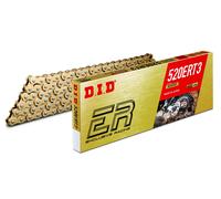 DID 520 ERT3 Standard Moto Catena Oro / Oro Con 122 Maglie E Chiusura a Clip
