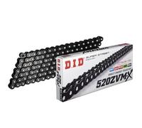 DID 520 ZVM-X B&B X-Ring Catena Moto Nera Con Chiusura A Rivetto 100 Maglie