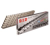 DID 520 ZVM-X Catena Standard Per Moto Con Chiusura A Rivetto Argento 118 Maglie