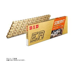 DID 520ERVT-120 Gold High Performance 120-Link X-Ring Chain with Connecting Link