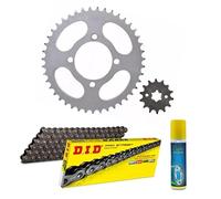 DID 520VX3 Kit Trasmissione Trascinamento Catena Rinforzata Pignone e Corona Compatibile con Ducati Monster 600 (1999-2001)