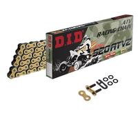 DID ATV2 Quad Atv x-Ring Catena Oro 520 Divisione 90 Maglie + Chiusura a Clip