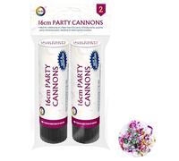 DID Cannoni spara-coriandoli da 16 cm, per compleanni, matrimoni e celebrazioni, per feste di Capodanno, Natale, feste a sorpresa, fidanzamenti ed eventi speciali (confezione da 2)
