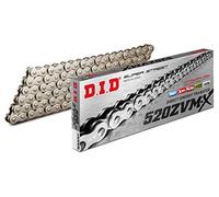 DID catena 520 ZVMX, 114 maglie X-ring (cromato), aperto, con inserti Link.