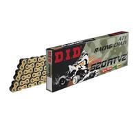 CATENA DID 520ATV2 GOLD & BLACK - LUNGHEZZA: 92 MAGLIE CON GIUNTO A CLIP FJ