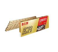 CATENA DID 520ERT3 GOLD & GOLD - LUNGHEZZA: 104 MAGLIE CON GIUNTO A CLIP RJ