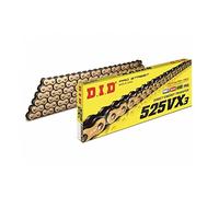 Catena DID X-RING Oro Nera 525VX3 122 Maglie