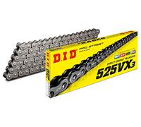 Catena D.I.D 525vx3 x-Ring-Paso 525 per Moto Ricambi Ciclomotore Accesori