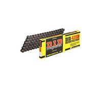 DID Catena di trasmissione 428 (Black & Black) 94 maglie con giunto a clip (RJ)