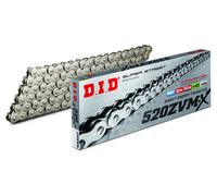 DID - Catena 520 ZVMX, 116 denti (X-ring), aperta con chiusura a rivetto