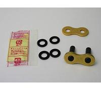 DID Blocco Catena 520 ERV7 Chiusura a Ribattino Oro Divisione 520 Rivetti Zj