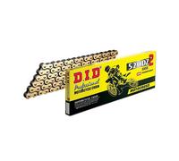 DID Catena 520Dz2 (Gold & Black) - Lunghezza: 114 Maglie con Giunto a Clip (RJ)