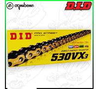DID CATENA TRASMISSIONE 530 VX3 122 ZB PER MOTO E MOTO DA CROSS