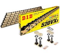 DID Catena VX3 X-Ring 520x96 Maglie Oro Con Chiusura A Rivetto E Chiusura A Clip