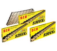 DID Catene singole DID VX/VX-3 G&B 525 VX (G+B) 112 MAGLIE
