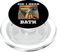 Did I Hear Bath Divertente Cane Cane Divertente Parodia Munch PopSockets PopGrip per MagSafe