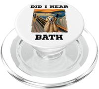 Did I Hear Bath Divertente Cane Cane Divertente Parodia Munch PopSockets PopGrip per MagSafe
