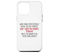 Did I Shit My Pants Today Funny Coworker Sarcastic Work Team Custodia per iPhone 12 Pro Max