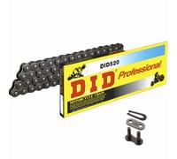 DID Moto Catena Rinforzato 520 Divisione 110 Maglie Aperto + Chiusura a Clip
