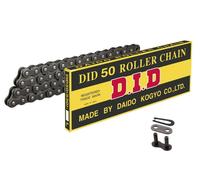 DID Moto Standardkette Stahlfarben 530 Divisione 114 Arti Aperto Chiusura a Clip