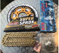 DID Supersprox Stealth Kit Cinghia Catena Kawasaki Z750 15-43-112 Gold