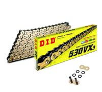 DID VX3 Catena G B 530 Divisione 118 Maglie Aperto + Chiusura a Perno