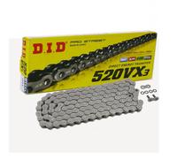 DID X Anello Catena Moto 520VX3 Con 78 Rulli Aperto Con Chiusura A Rivetto Cavo