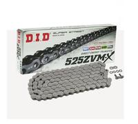 DID X Anello Catena Moto 525ZVM-X Con 100 Ruoli Aperto Con Chiusura a Ribattino
