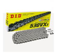 DID X Anello Catena Moto 530VX3 Con 98 Rulli Aperto Con Chiusura A Rivetto Cavo