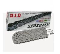 DID X Catena Moto 520ZVM-X Con 118 Rulli Aperta Con Chiusura A Rivetto Cavo