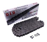 DID Catena DID ZVM-X 520 525 530 argento con chiusura a rivetto