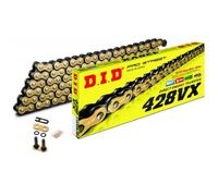 CATENA DID 428VX (Gold & Black) - Lunghezza: 142 maglie con giunto a clip (FJ)