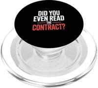 Did You Even Read The Contract Lawyer Legal Humor - PopSockets PopGrip per MagSafe