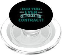 Did You Even Read The Contract Lawyer Legal Humor - PopSockets PopGrip per MagSafe