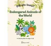 Did You Know? Endangered Animals of the World: A Coloring Book for Ages 3-10
