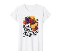 Did You Take Your Fruits Funny Lunch Lady Staff Fruit Lovers Maglietta