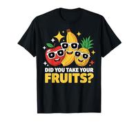 Did You Take Your Fruits? Vegetariano Maglietta