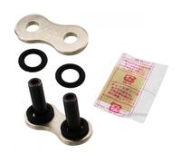DID ZVMX Blocco Catena Argento Chiusura a Ribattino per 520 Catena 520ZVMX S + S