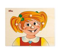 Dida - Bimba Viso, Puzzle Legno Corpo Umano per bambini, Schema Corporeo, Nomi delle Parti Anatomiche in Italiano e Inglese, Giochi Educativi per Bambini 4 5 6 Anni, Montessori