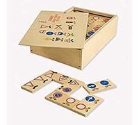 Dida - Domino dei Segnali Stradali: 78 Tessere Colorate, Gioco Educativo in Legno per Bambini, Set Didattico Montessori, Gioco da Tavolo Perfetto per l’Apprendimento