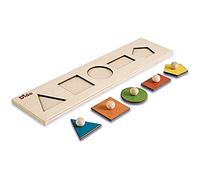 Dida - Forme Geometriche, Puzzle in Legno per Bambini 2 3 Anni, Giochi Educativi Didattici, Primi Incastri Montessori, Regalo Giocattoli di Apprendimento Motricità Fine