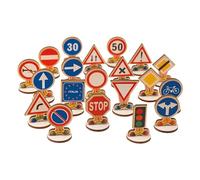 Dida giochi per bambini educativi Made in Italy | Giochi montessori segnali stradali | Giochi in legno