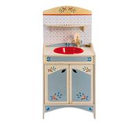 Dida - Mobile Lavello Cucina Giocattolo per Bambini 2 3 4 Anni: Set Educativo Completo di lavandino con Rubinetto Funzionante - Ideale per Gioco d'Imitazione